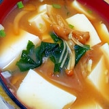 ✿わかめとなめこと豆腐とえのきのお味噌汁❤